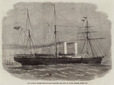 The Imperial Chinese Dispatch-Boat Keang-Soo, Flag Ship of Captain Sherard Osborn, CB by Edwin Weedon